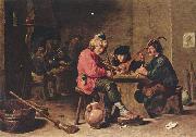 Drei musizierende Bauern    David Teniers